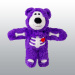 JOUET KONG HALLOWEEN WILD KNOTS SKELETON BEAR 
