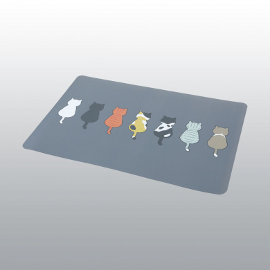 SET DE TABLE CHAT DE DOS