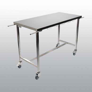 TABLE BRANCARD A ROULETTES