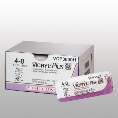 VICRYL PLUS (POLYGLACTINE 910 - TRESSÉ)