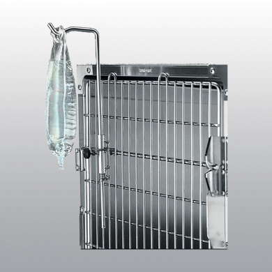 PORTE-SÉRUM POUR CAGE PVC/INOX