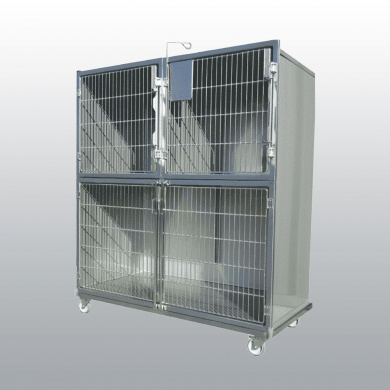 ENSEMBLE 3 CAGES HOSPITALISATION INOX