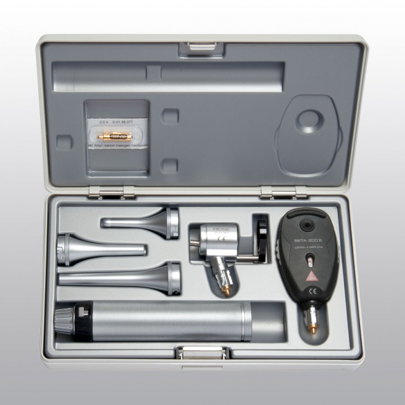 Matériel vétérinaire TROUSSE OTOSCOPE / OPHTALMOSCOPE HEINE