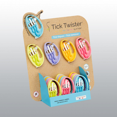 TICK TWISTER 20 CLIPBOX PRESENTOIR DE COMPTOIR