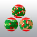 JOUET KONG SQUEAKAIR BALLS NOEL