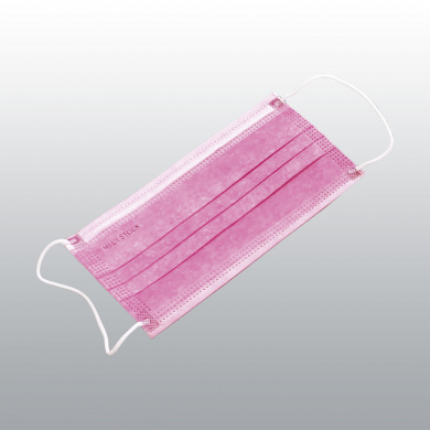 MASQUE CHIRURGICAL TYPE IIR A ELASTIQUES ROSE