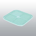 TAPIS A LECHER TURQUOISE