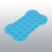 TAPIS A LECHER OS BLEU