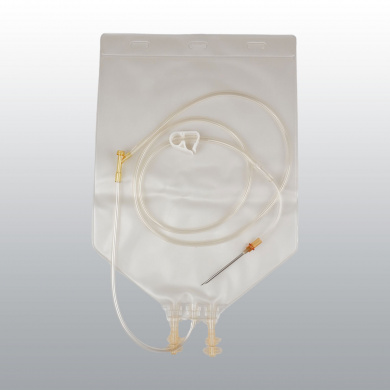 POCHE A SANG 4 LITRES AVEC AIGUILLE