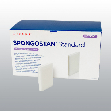 COMPRESSE HEMOSTATIQUE SPONGOSTAN STANDARD 