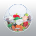 JOUET CHAT FRUIT ET LEGUME PRESENTOIR