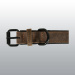 COLLIER CUIR CONFORT MARRON