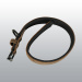 COLLIER CUIR CONFORT MARRON