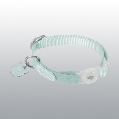 COLLIER CHAT CLASSIC VERT SAUGE