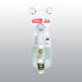 COLLIER CHAT PERLES VERT SAUGE