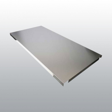 PLATEAU PLAT INOX AMOVIBLE POUR TABLE DE PREPARATION