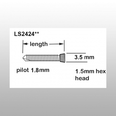 VIS VERROUILLEE Ø 2,4 MM