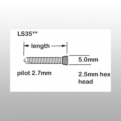 VIS VERROUILLEE Ø 3,5 MM