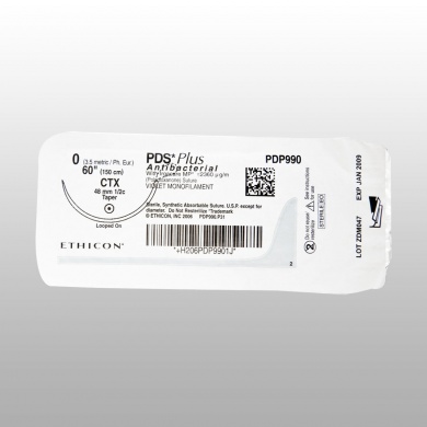 PDS PLUS ANTIBACTIEN (POLYDIOXANONE - MONOFILAMENT)